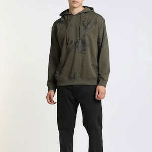 Sudadera con capucha desgastada para hombre de mejor diseño, ligera, cómoda, manga larga, invierno, poliéster/algodón, bordado, Logo, Impresión de soplo - Product Image 5