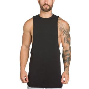 Camiseta sin mangas de Fitness de Color personalizado para hombre, camiseta sin mangas deportiva de poliéster transpirable, camiseta sin mangas para gimnasio, correr, entrenamiento, uso de verano, patrón en blanco - Product Image 6