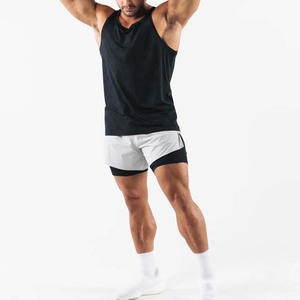 Débardeurs sans manches à séchage rapide pour hommes, vêtements pour hommes, grande taille, 100% coton, polyester - Product Image 3