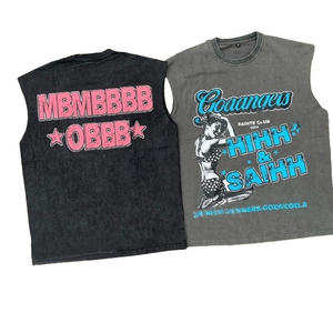 Ensemble décontracté respirant pour homme, t-shirt et short en coton 100% à séchage rapide, style streetwear d'été, lavage à l'acide, poids lourd, personnalisé - Product Image 4