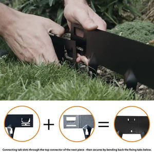 Borde Flexible de Acero Corten para Jardín, para Aleros de Flores y Paisajismo, con Acabado con Recubrimiento en Polvo, para Exteriores, OEM, ODM - Product Image 3