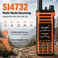 Radio bidirectionnelle BAOFENG SW-9 10W longue portée tri-bande VHF/UHF avec récepteur SI4732, USB-C, NOAA AM et programmation sans fil