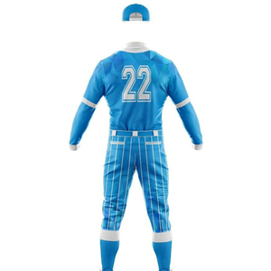 Uniforme de baseball imprimé de haute qualité en gros prix bon marché 100% polyester respirant séchage rapide Service OEM personnalisé - Product Image 6