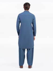 Shalwar Kameez pakistanais pour hommes, tenue décontractée pour les fêtes, vêtements de cérémonie, tenue musulmane élégante, coupe régulière pour les mariages, l'Aïd et les événements festifs - Product Image 5