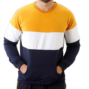Sudadera de cuello redondo bordada en blanco Sudadera con capucha unisex personalizada sudaderas de poliéster para hombres - Product Image 3