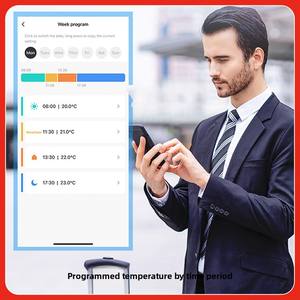 Termostato Inteligente Inalámbrico Zigbee ChuYun 2025 <span class=keywords><strong>para</strong></span> Radiador con Programación de 7 Días - Product Image 6