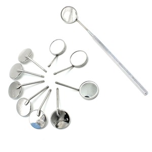 Miroir buccal dentaire manuel en acier inoxydable de haute qualité, instrument d'hygiène, réflecteur certifié CE Classe II, outil de dentiste ISO13485 - Product Image 1