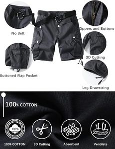 Stylish Men Cargo Shorts Soft Touch Fabric Custom Logo Option Ideal for Urban and Outdoor Fashion Collections - Product Image 3