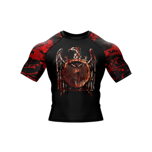 Rashguard pour hommes jiu jitsu kimono à manches longues Rash Guard Fight Wear Compression Full Printing Boxing Shirt MMA Bjj Rash Guards - Product Image 6