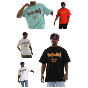 เสื้อยืดทรงปกติ สตรีทแวร์ พิมพ์ลายสกรีน ปักลาย ไซส์พลัส ผ้าหนา 100% คอตตอน ผ้าถัก แบบเป็นทางการ - Product Image 3