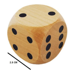 Con xúc xắc lớn bằng gỗ chơi rắn và thang Ludo, jhenga, xúc xắc bên quán rượu, xúc xắc dã ngoại, phụ kiện trò chơi trên bàn của ayaans - Product Image 4