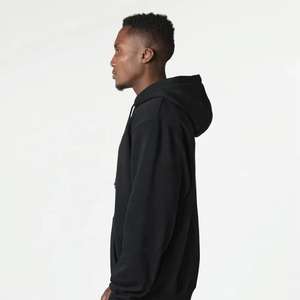 Sudadera con capucha de gran tamaño de peso pesado liso teñido en calidad de lujo al por mayor logotipo personalizado Sudadera con capucha camisa de manga larga estilo hermosos colores - Product Image 5