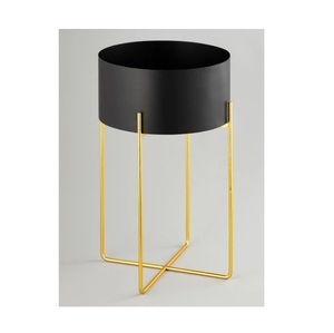 Maceta redonda de hierro de tamaño mediano, macetas de jardín de Color marrón para decoración de jardín y hogar, macetas personalizadas - Product Image 2