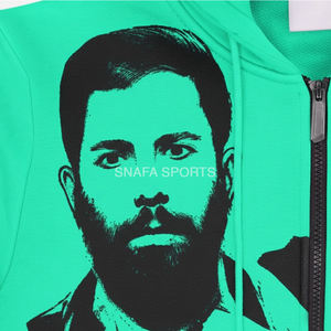 Sudadera con Capucha de Alta Calidad para Hombre, Transpirable, con Estampado Asali, Cierre de Cremallera, Felpa Gruesa, Corte Regular - Product Image 3