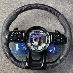 <span class=keywords><strong>Volant</strong></span> en fibre de carbone personnalisable pour Mercedes-Benz AMG GT G63 W213 W223 W206 W205 W204 <span class=keywords><strong>A45</strong></span> GLA45 E63 G65 X290 - Product Image 1