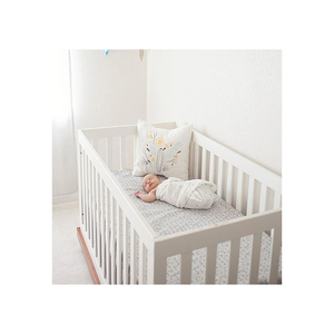 Sábana bajera para cuna de bebé, colchones estándar de algodón orgánico 100% - Product Image 1