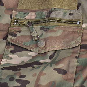 Uniforme táctico transpirable de ajuste ajustable con múltiples bolsillos para escalar, acampar, trabajos al aire libre, estilo camuflaje - Product Image 3