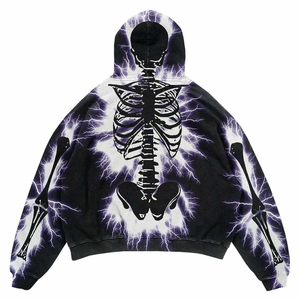 2025 sérigraphie sweat à capuche Logo personnalisé meilleure qualité lavé à l'acide à capuche pour hommes bases coton mélangé confortable séchage rapide - Product Image 6