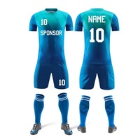 Jersey Sepak Bola Lengan Pendek V-neck 100% Poliester Ringan dan Bernapas, Terlaris, Custom, untuk Nama Tim dan Penggemar Pria Dewasa