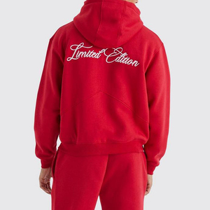 Cotton Custom Printed Tracksuits Sweatsuit Hoodie Men Tracksuits Heavyweight High Quality Zipper Tracksuit OEM Service - Product Image 3