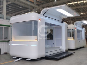 Remorque alimentaire mobile attrayante, camion alimentaire électrique avec auvent, chariot de restauration commercial pour café et snack-<span class=keywords><strong>bar</strong></span> - Product Image 4