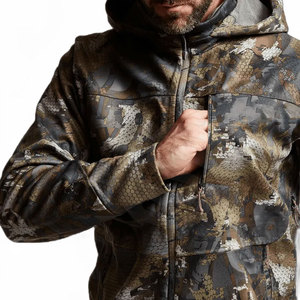 Men <b>Camo</b> Hunting <b>Jacket</b> with Removable Hood Shark Skin Softshell Outdoor <b>Jackets</b> in new style - Product Image 5