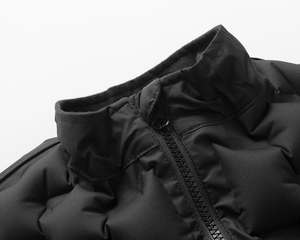 Hommes vestes veste pour hommes hiver chaud sans manches bouffant bulle matelassé rembourré léger survêtement personnalisé Logo Streetwear - Product Image 5