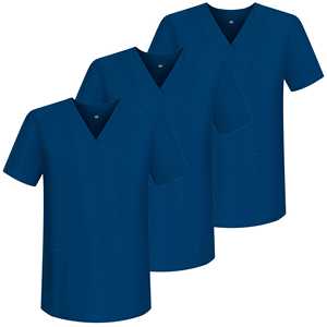 MISEMIYA Confezione da 3 Giacche Sanitarie Unisex con Scollo a V 3-6801 Prodotte in Sri Lanka - Product Image 4