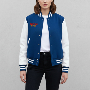 เสื้อแจ็กเก็ตสตรีผ้ากำมะหยี่ย้อมสีย้อมสี2สีพร้อมหมุดย้ำสำหรับ2025 - Product Image 1