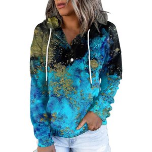 Conjunto de sudaderas con capucha de alta calidad para mujer, sudaderas con capucha bordadas personalizadas para mujer, Sudadera con capucha de talla estadounidense para mujer - Product Image 1
