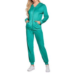 Nueva llegada chándales para las mujeres Fitness gimnasio deportes sudadera al por mayor personalizado moda mujer chándal de alta calidad chándales - Product Image 3