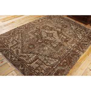 7,7x9,7 ft Turkish Rug, Vintage Oversize Rug, <b>Brown</b> Beige Camouflage Rug - Product Image 2