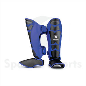 Protector de Piernas de Boxeo de Cuero de Alta Calidad, Personalizado para Entrenamiento Profesional, Espinilleras para Muay Thai, MMA, Kick Boxing - Product Image 3