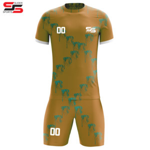 Conjunto de camisetas de fútbol de calidad al por mayor de fábrica, conjuntos de uniformes de fútbol personalizados, kit de camisetas de fútbol, verano, invierno, unisex - Product Image 5