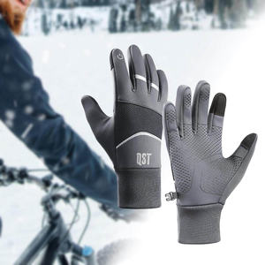 QST Unisex Guantes de compresión de dedo completo Fibra de carbono de alta calidad Correr Deportes al aire libre Guantes de motocicleta Transpirable Touch - Product Image 4