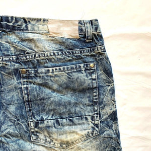 กางเกงขาสั้นผู้ชายขายดี น้ำหนักเบา ลายฟอกสี 100% ผ้าฝ้าย พิมพ์ลายดิจิทัล ดีไซน์ใหม่ ผลิตตามสั่ง สไตล์ลำลอง - Product Image 5