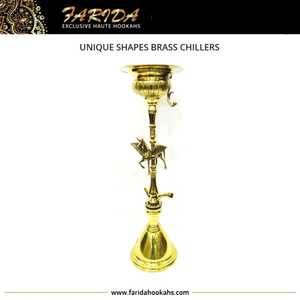 Cachimbas de Alta Calidad Estilo Egipcio Farida Mini Tall Chillers, Accesorios de Lujo para Narguile, Hechas a Mano en Latón, Venta al por Mayor - Product Image 5