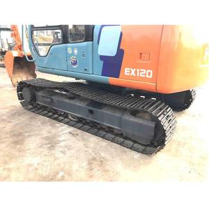 Excavadora Usada Hitachi Japón EX120 de 12 Toneladas con Motor y Bomba de 63kW, Estabilidad Hidráulica, Lista para Envío para Construcción y Minería - Product Image 3