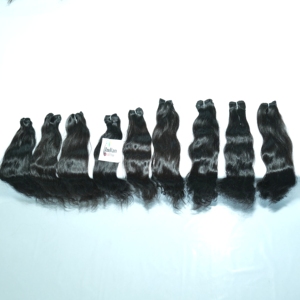 Pas cher 100% Couleur Naturelle Noir Crépus Soyeux Buldle vague Profonde Vague Remy Indien Extensions de Cheveux Humains pour les Femmes - Product Image 1