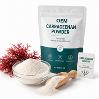 Poudre de Carraghénane de Qualité Cosmétique, Extrait Naturel d'Algues Marines, Agent Épaississant, Ingrédient pour Soins Personnels, Approvisionnement en Gros