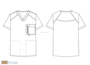 ชุดสครับคุณภาพสูงสำหรับผู้ชาย ผ้าสี่ทิศทางยืดได้ ขายส่ง - Product Image 6