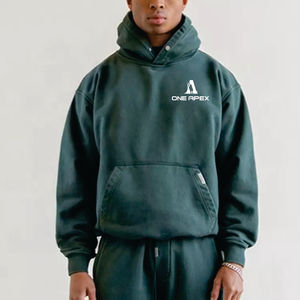 Chándal de nailon reflectante de gran tamaño personalizado de algodón 100% para hombre, Conjunto de jogging suelto con rompevientos para chándal de invierno - Product Image 4