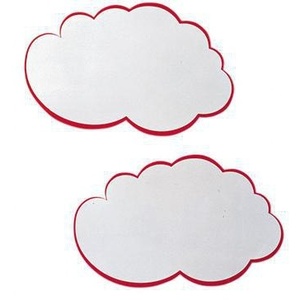 Tarjeta de moderación FRANKEN 37 x 62 cm, 100% blanco/rojo, papel reciclado de 170 g/m², 20 unidades/paquete, 100% Frank - Product Image 1