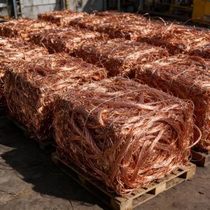 Déchets de fil de cuivre nu brillant 99,9 % pur, fils de cuivre non isolés, prêts à l'exportation en balles ou en vrac - Product Image 3