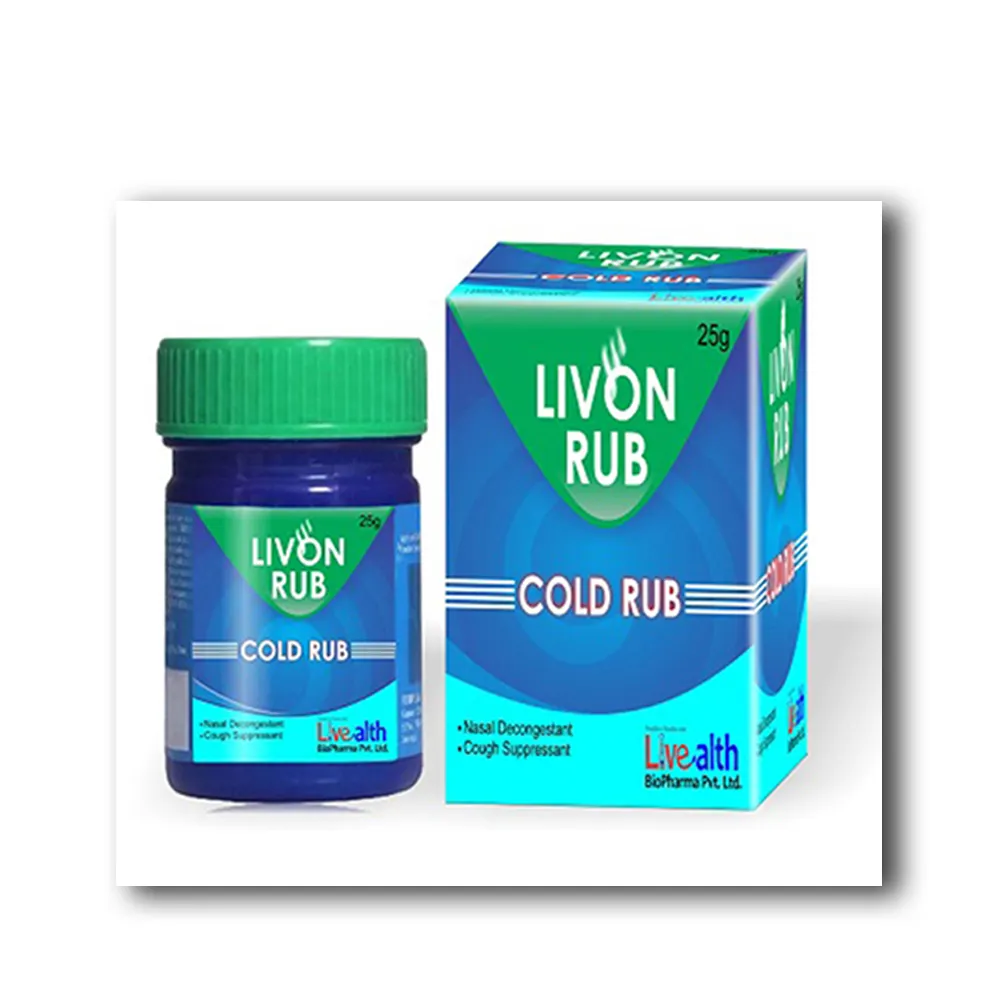 New Plant Based Herbal Extract Top Selling Livon Cold Rub Balm At Factory Price Wholesale Supplier