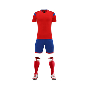 Nuevo diseño uniforme de fútbol en blanco transpirable deporte 7v7 azul marino camiseta de fútbol - Product Image 5