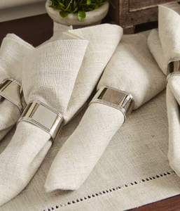 แหวนรองผ้าเช็ดปากและที่ใส่กระดาษทิชชูคุณภาพสูง ของขวัญส่งเสริมการขาย ใช้เป็นแหวนรองผ้าเช็ดปาก/ที่ใส่กระดาษทิชชู สีเงิน ใช้ซ้ำได้ 100% - Product Image 3