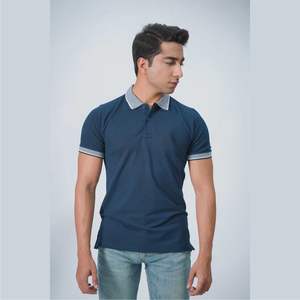 เสื้อโปโลแขนสั้นสำหรับผู้ชายผ้าโพลีเอสเตอร์ผ้าคอตตอนพิมพ์ลายกอล์ฟแห้งเร็วระบายอากาศได้ดี - Product Image 6