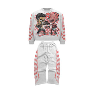 ชุดเซ็ตเสื้อผ้าผู้ชายสองชิ้นคุณภาพสูง โลโก้สั่งทำพิเศษ เนื้อผ้าระบายอากาศ เป็นมิตรกับสิ่งแวดล้อม กางเกงจ็อกเกอร์ผ้าฟลีซน้ำหนักเบา - Product Image 1