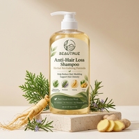 Sampo Ekstrak Daun Platycladus Orientalis OEM Herbal Anti Rontok dengan Rosemary, Jahe, dan Ginseng untuk Perawatan Kulit Kepala